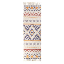 Load image into Gallery viewer, SKTEZO Cotton and Linen Tassel Woven Carpet Floor Mat Door Bedroom Tapestry Decorative Blanket Tea Living Room Carpet area rug
