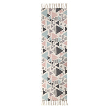 Load image into Gallery viewer, SKTEZO Cotton and Linen Tassel Woven Carpet Floor Mat Door Bedroom Tapestry Decorative Blanket Tea Living Room Carpet area rug