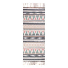 Load image into Gallery viewer, SKTEZO Cotton and Linen Tassel Woven Carpet Floor Mat Door Bedroom Tapestry Decorative Blanket Tea Living Room Carpet area rug