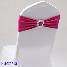 Load image into Gallery viewer, 20 Colours Spandex sash wedding lycra chair band stretch for chair covers decoration party dinner banquet chair sash