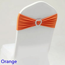 Load image into Gallery viewer, 20 Colours Spandex sash wedding lycra chair band stretch for chair covers decoration party dinner banquet chair sash