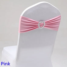 Load image into Gallery viewer, 20 Colours Spandex sash wedding lycra chair band stretch for chair covers decoration party dinner banquet chair sash