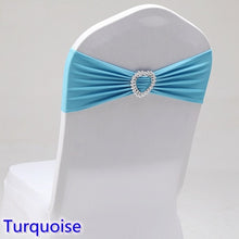 Load image into Gallery viewer, 20 Colours Spandex sash wedding lycra chair band stretch for chair covers decoration party dinner banquet chair sash