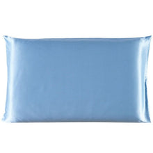Load image into Gallery viewer, 100% Queen Standard Satin Silk Soft Mulberry Plain Pillowcase Cover Chair Seat Square Pillow Cover Home19